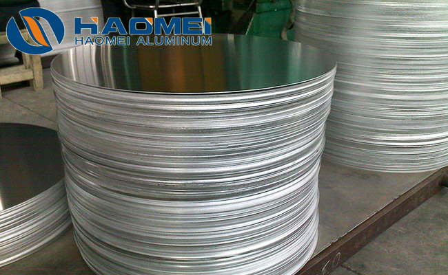 Aluminium circle for pot sheets