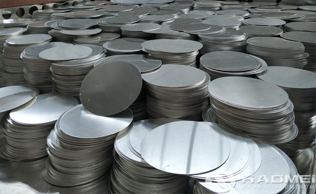 Aluminum wafer for cooking utensils