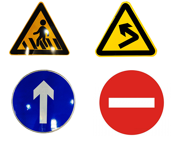 customized aluminum circle for traffic road signs