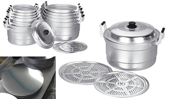 Aluminum circle sheet for making cookware